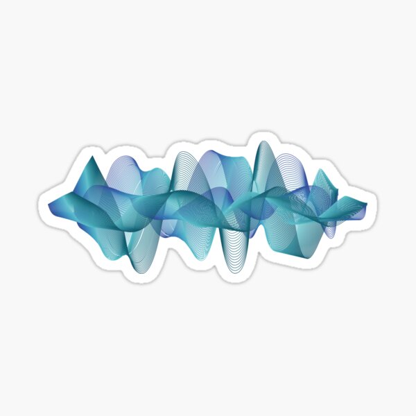 waves Sticker