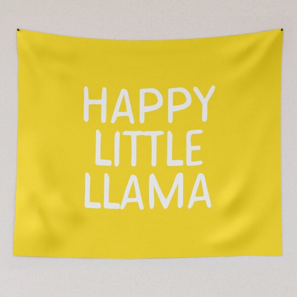 Item preview, Happy Little Llama designed and sold by teesaurus.