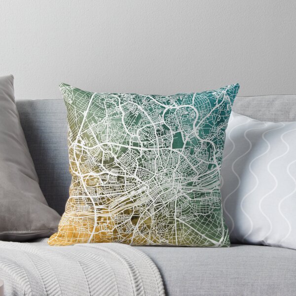 Item preview, Frankfurt Germany City Map designed and sold by ArtPrints.