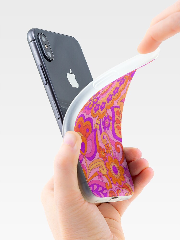 Alternate view of Flower Power. 60's inspired happy design iPhone Case & Cover