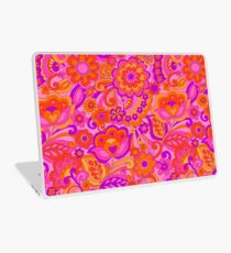 Flower Power. 60's inspired happy design Laptop Skin