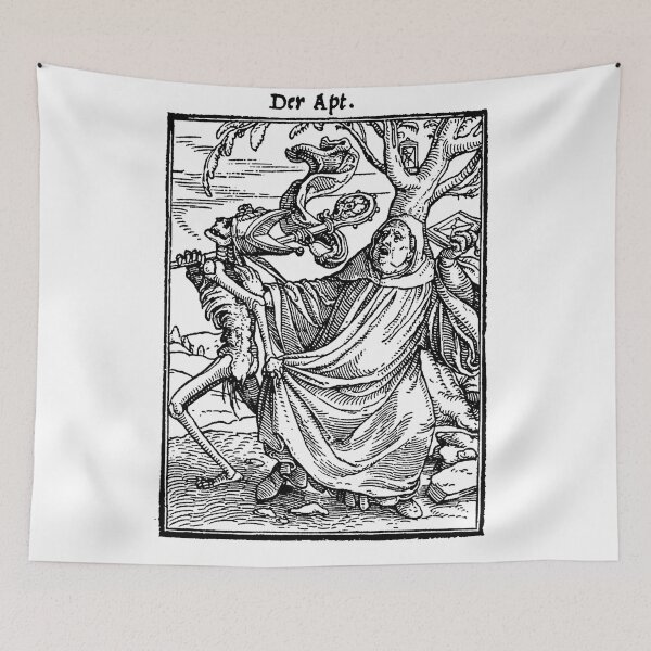 Item preview, El abad, de La danza de la muerte, por Hans Holbein el Joven designed and sold by BestPaintings.