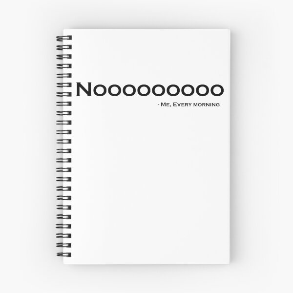 Item preview, Just say no to Mornings designed and sold by newbs.
