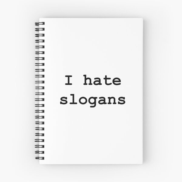 Item preview, I Hate Slogans design designed and sold by GetItGiftIt.