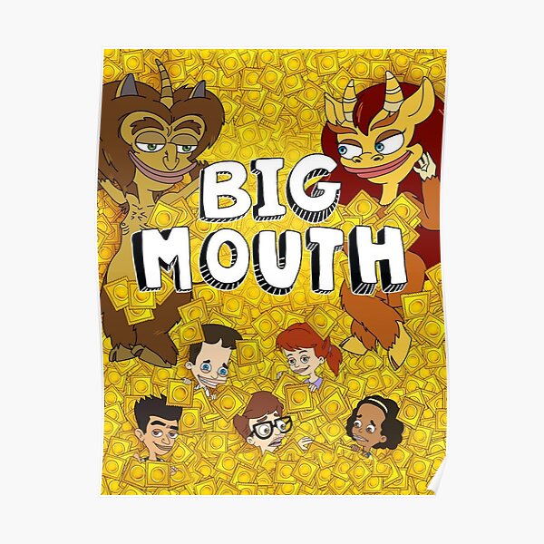 Big Mouth Faces Poster