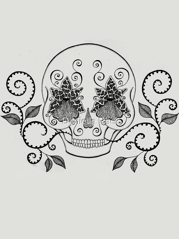 Orchid Eye Skull by Reck76