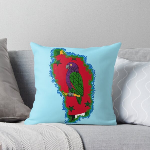 Item preview, Dominica Map with Dominican Flag designed and sold by Havocgirl.