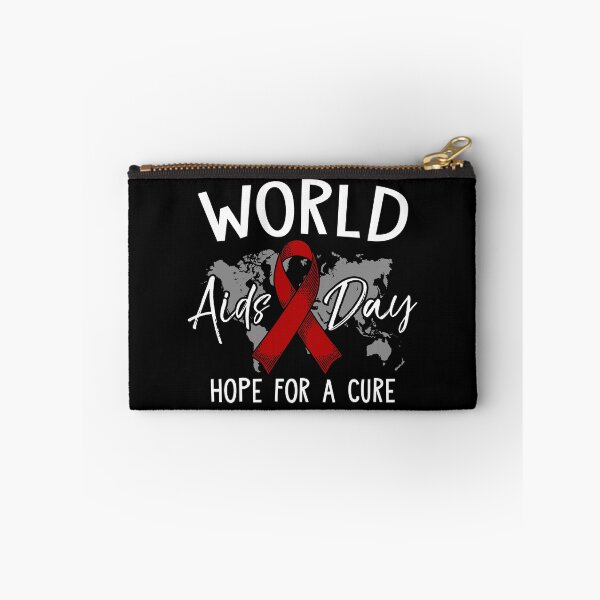 Item preview, Hope for a Cure World AIDS Day Unisex Casual Long Sleeve T-Shirt designed and sold by dtino.