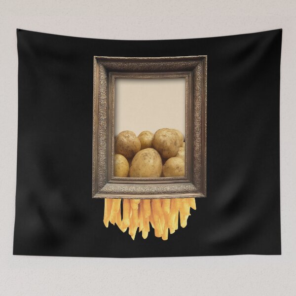 Item preview, Banksy Shredder French Fries Costume Potatos Art designed and sold by kolbasound.