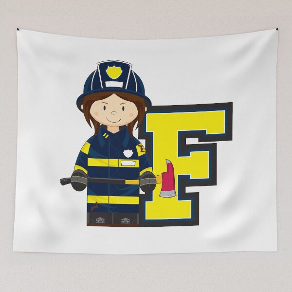 Item preview, F is for Fireman designed and sold by MurphyCreative.