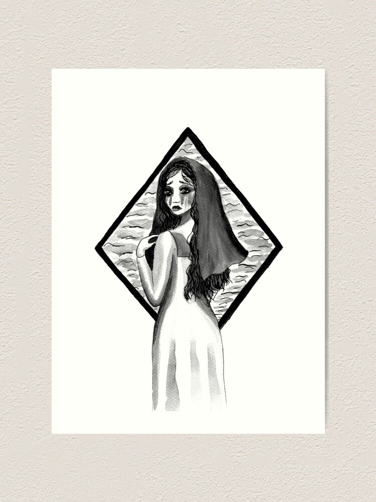 Lámina artística «La Llorona - La mujer llorona en tinta» de Almonda | Redbubble Lámina artística «La Llorona - La mujer llorona en tinta» de Almonda | Redbubble