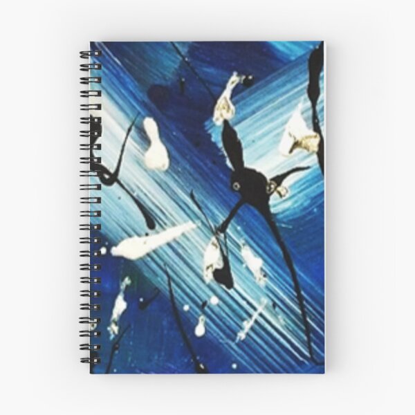Item preview, Abstract blue brush and splash designed and sold by mysticmern.