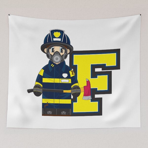 Item preview, F is for Fireman designed and sold by MurphyCreative.