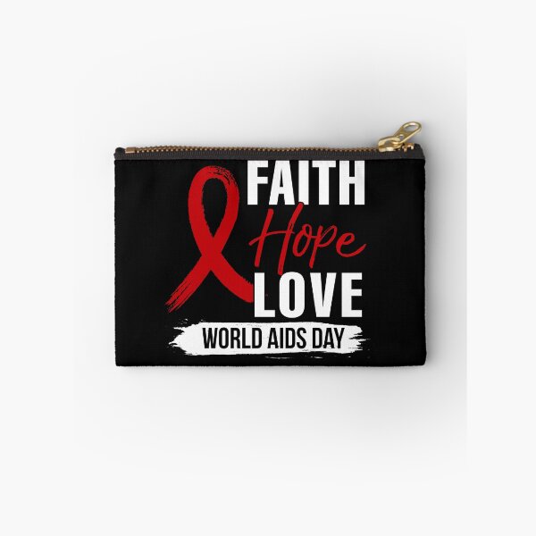 Item preview, Faith Hope Love Unisex Casual Long Sleeve Tee Special Edition World Aids Day designed and sold by dtino.