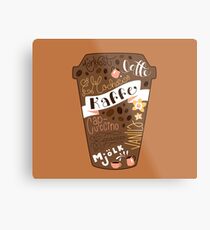 Kaffe Metal Print