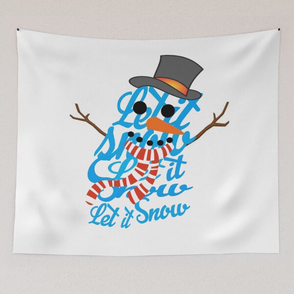 Item preview, LET IT SNOW SNOWMAN designed and sold by CalliopeSt.
