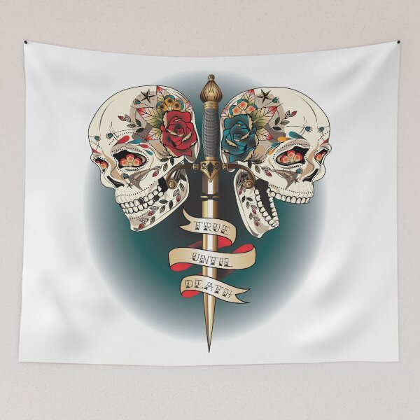 Item preview, true until death print designed and sold by paperandinkuk.