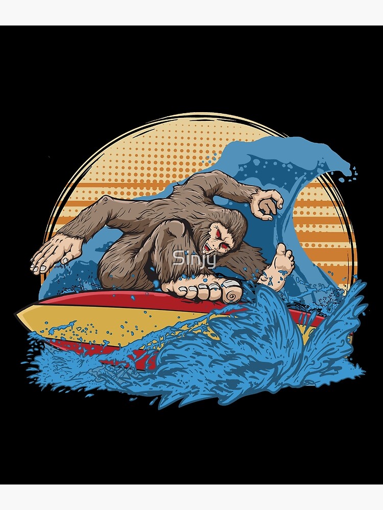 Surf Yeti is Stoked! - Yeti - Magnet