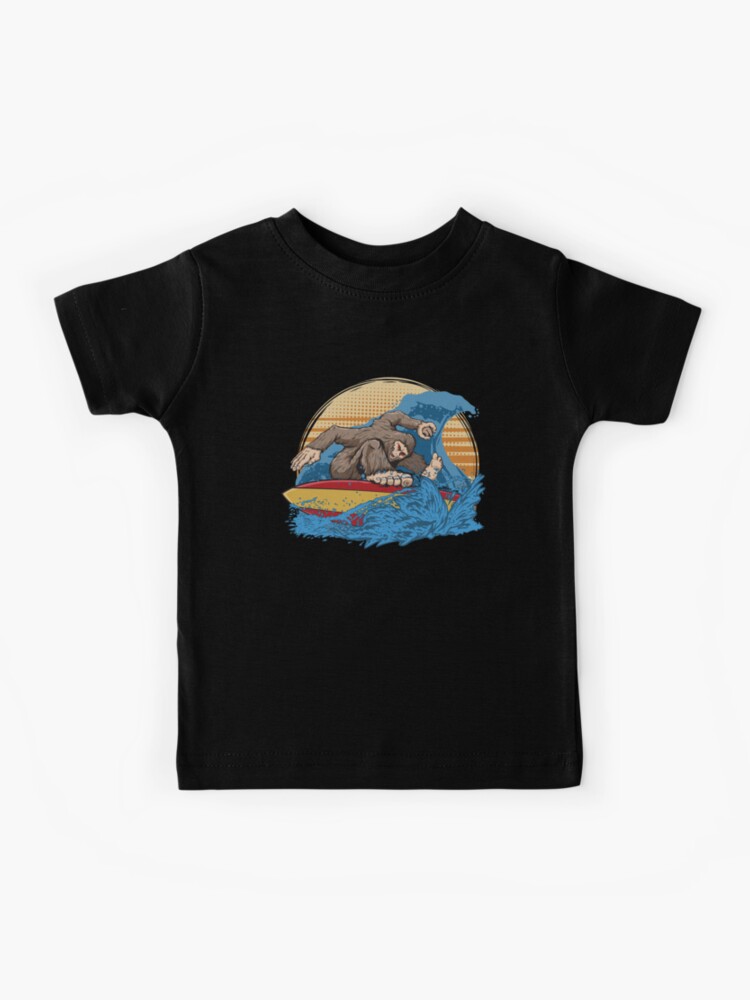 bigfoot surfing shirt