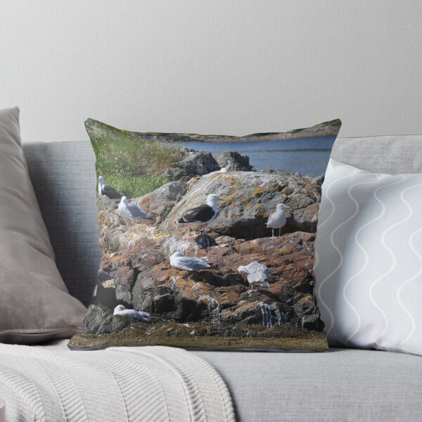 Item preview, Seagulls Gathered on the Rocks designed and sold by 2CrabbySisters.