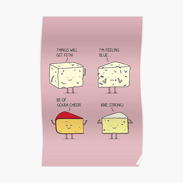 cheesy puns Poster
