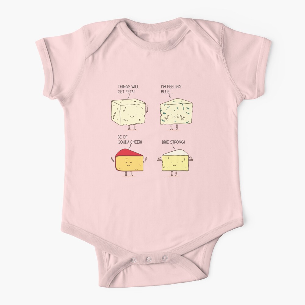 cheesy puns Baby One-Piece