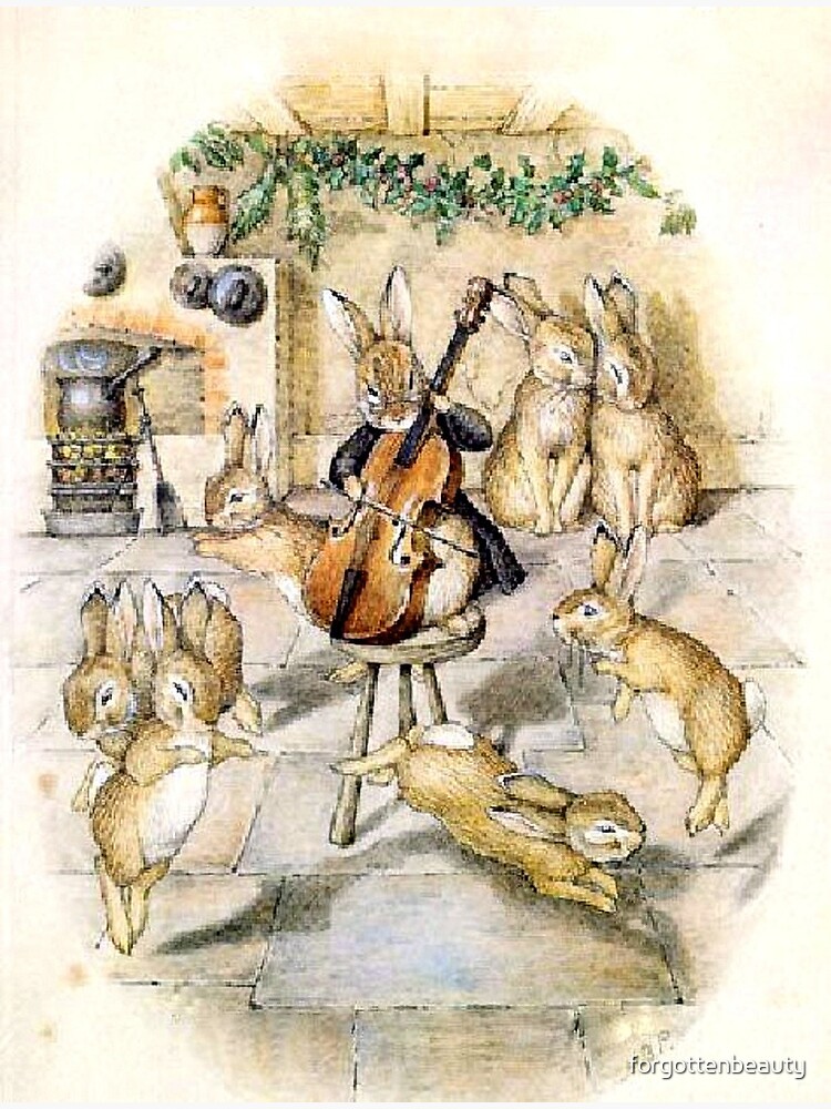 Rabbit Tea Party - Beatrix Potter Art Print for Sale by forgottenbeauty