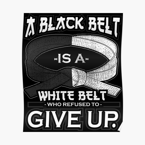 Conception d'arts martiaux de motivation Karaté Taekwondo Jiu Jitsu Poster