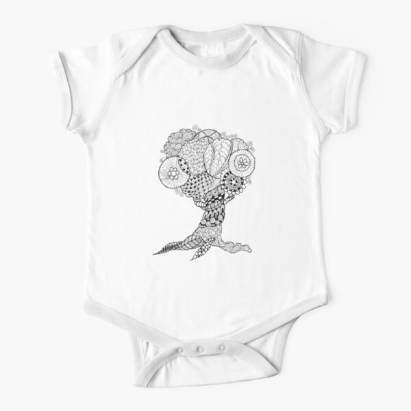 Ballerina Doodle Hand Drawn Stylized Doodle Of A Ballerina Baby One Piece By Coloringiship Redbubble