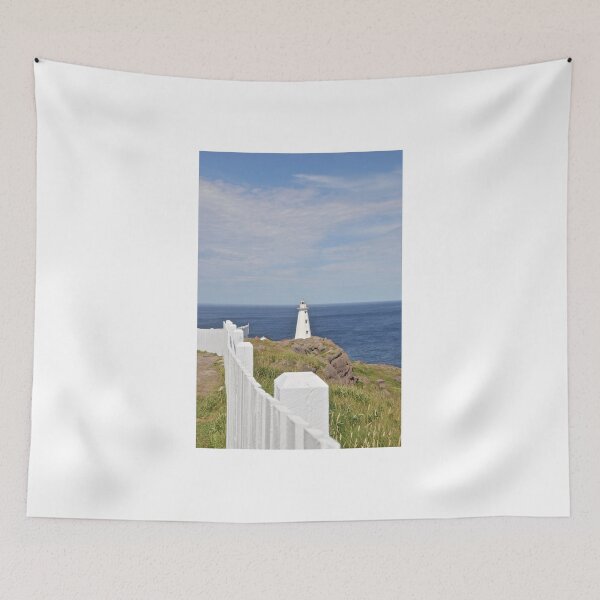 Item preview, This retired Lighthouse faces the ocean sitting on a cliff designed and sold by 2CrabbySisters.