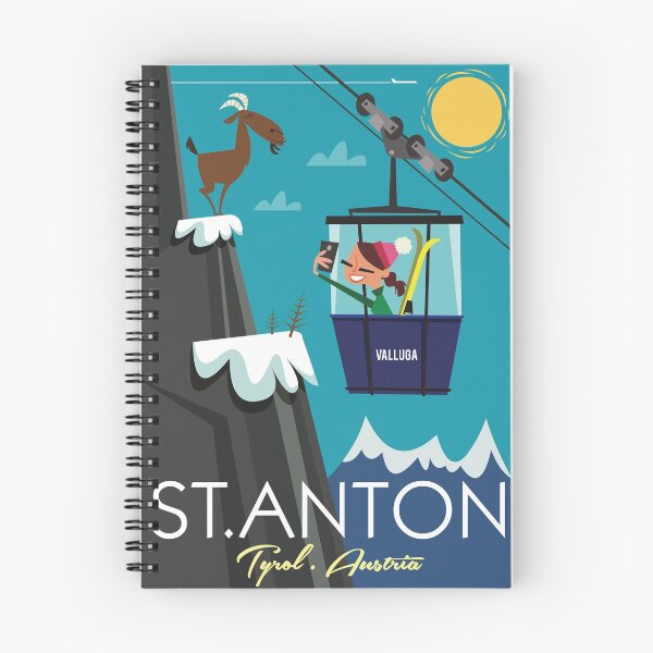 Item preview, St.Anton retro ski poster designed and sold by Gary Godel.