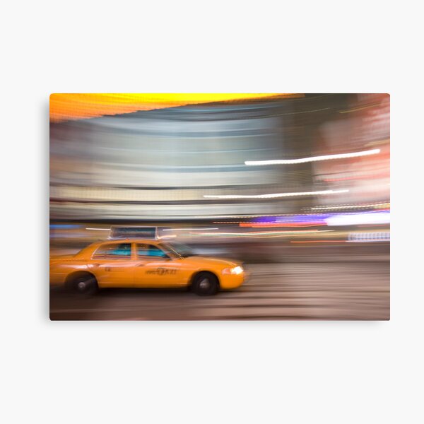 Aperçu de l'œuvre NYC Taxi Blurred créée et vendue par AriseShine.