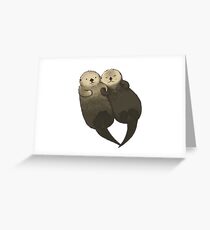 Twin Animals Greeting Card
