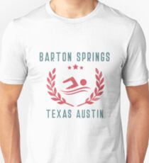 Barton Springs Texas Austin Slim Fit T-Shirt