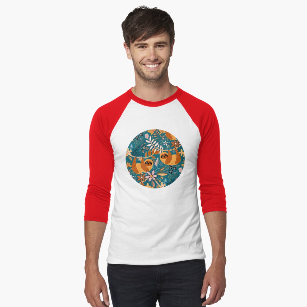 Item preview, Baseball ¾ Sleeve T-Shirt designed and sold by micklyn.