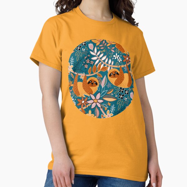 Item preview, Happy Boho Sloth Floral  designed and sold by micklyn.