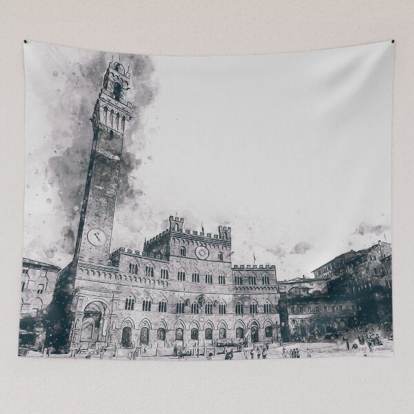 Item preview, Siena, Piazza del Campo designed and sold by AM FineArtPrints.