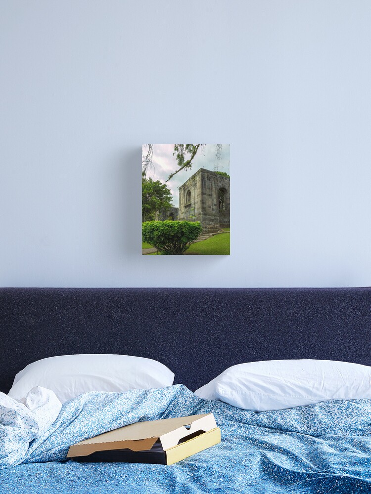 Thumbnail 2 of 3, Canvas Print, Santiago Apóstol Parish Ruins designed and sold by darren-j-mcleod.