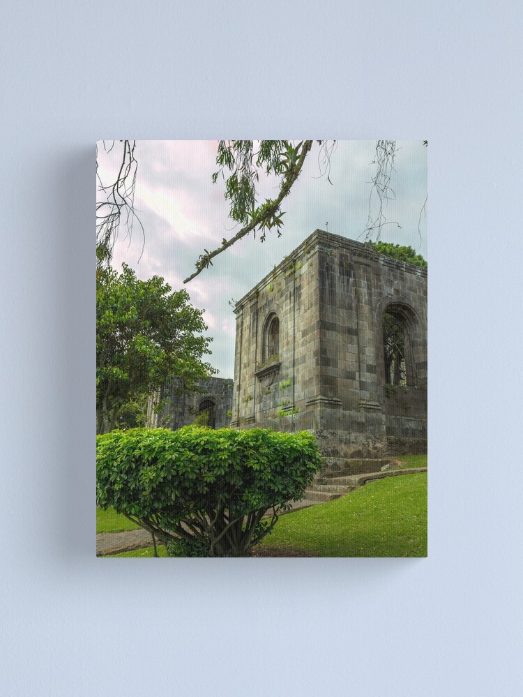 Thumbnail 1 of 3, Canvas Print, Santiago Apóstol Parish Ruins designed and sold by darren-j-mcleod.