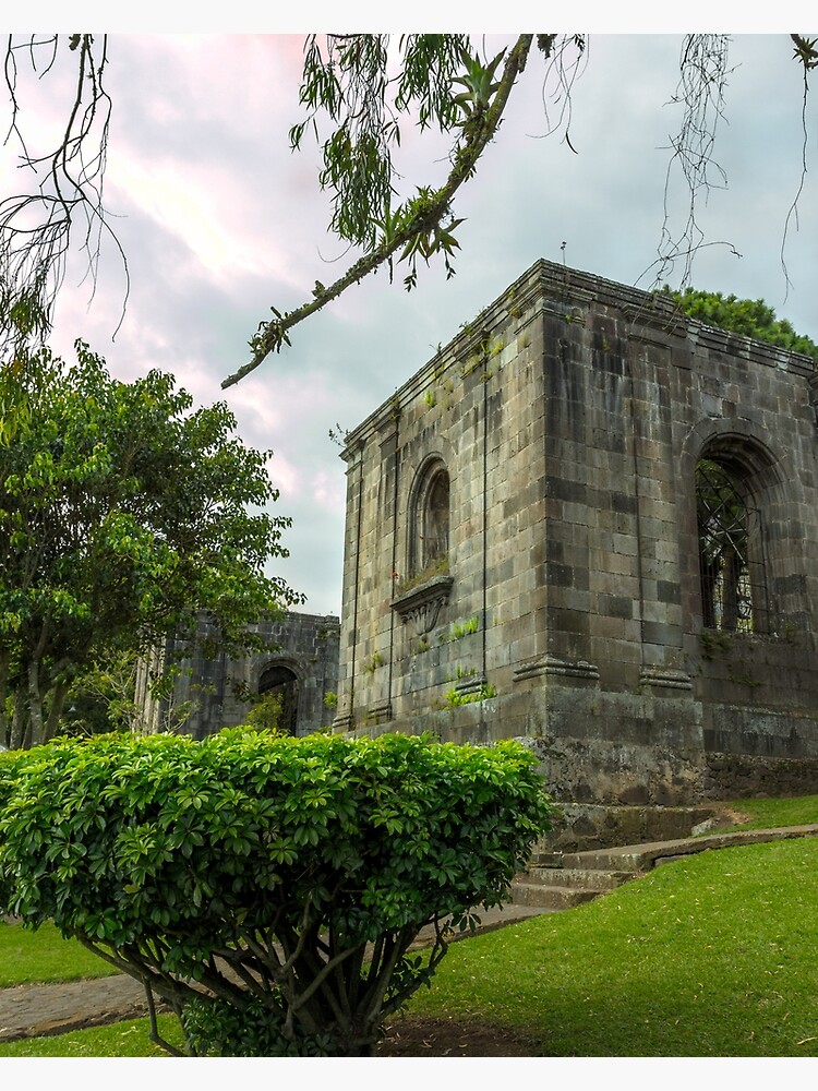 Thumbnail 3 of 3, Canvas Print, Santiago Apóstol Parish Ruins designed and sold by darren-j-mcleod.
