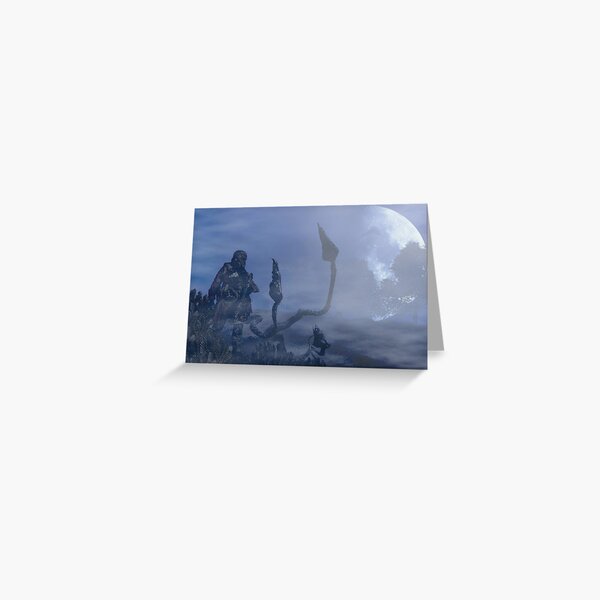 dark creatures in the night Greeting Card