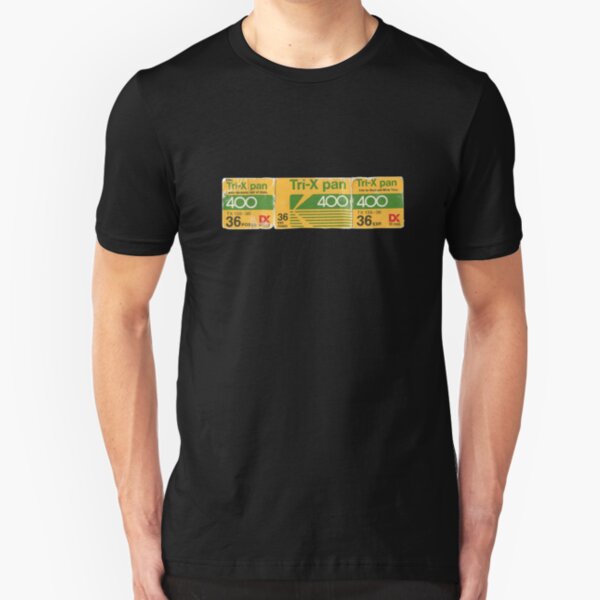 Kodak Tri-X Film Box Slim Fit T-Shirt