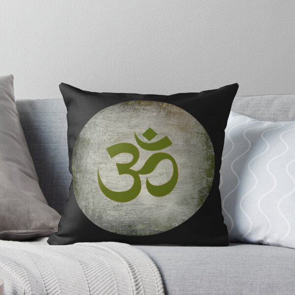 Artikelvorschau, Om Ohm Namaste Yoga Kreis - Schwarz Grün entworfen und verkauft von mezzilicious.