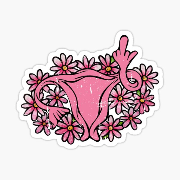 Item preview, Vintage Middle finger uterus designed and sold by Boog Monst .