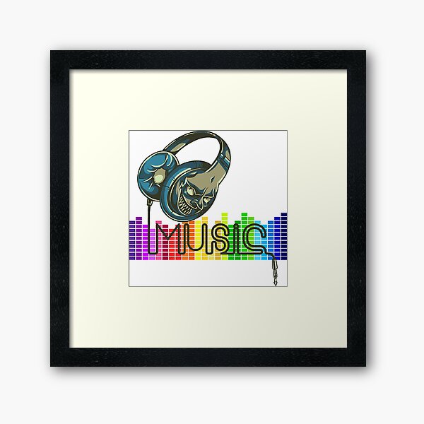 Vista previa del artículo con la obra «Auriculares de musica», diseñado y vendido por DerNerd.