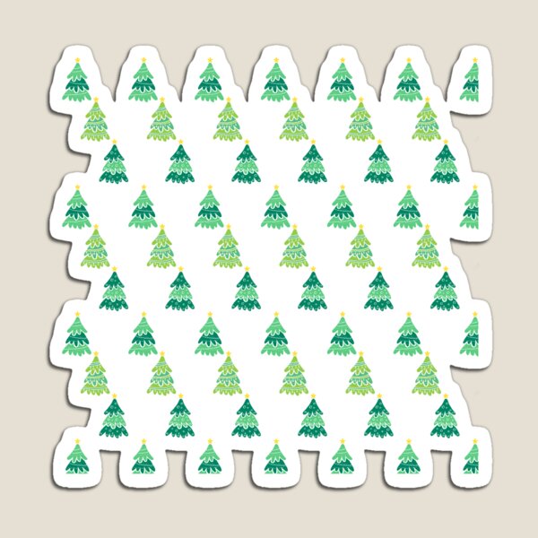 Item preview, Christmas and new year tree green pattern designed and sold by minimalpride.