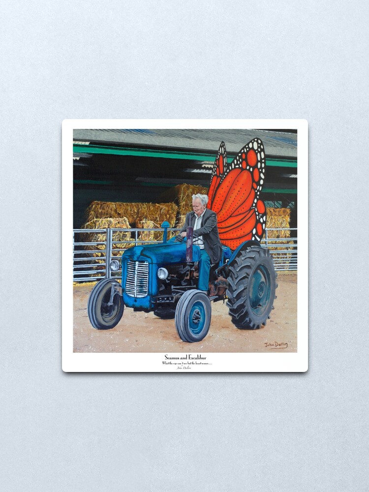 Alternate view of Seamus and Excalibur Metal Print