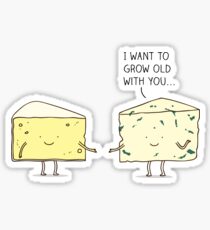 matured cheese Sticker