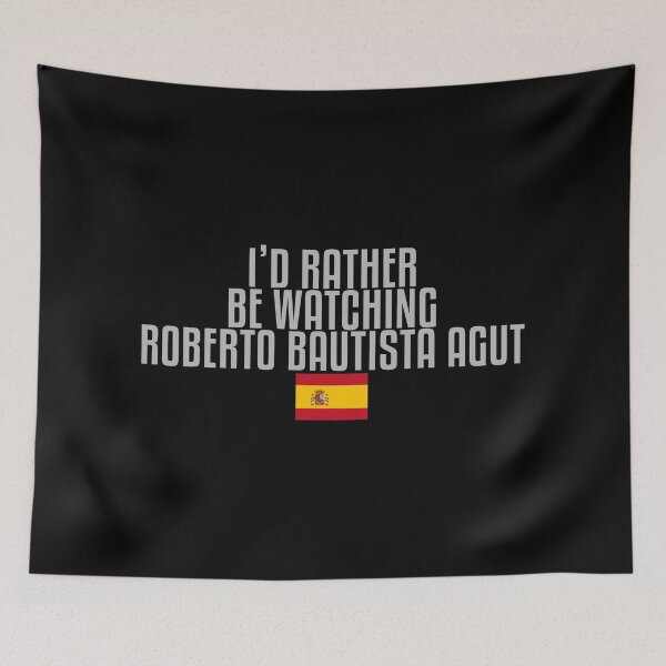 Item preview, I'd rather be watching Roberto Bautista Agut designed and sold by mapreduce.