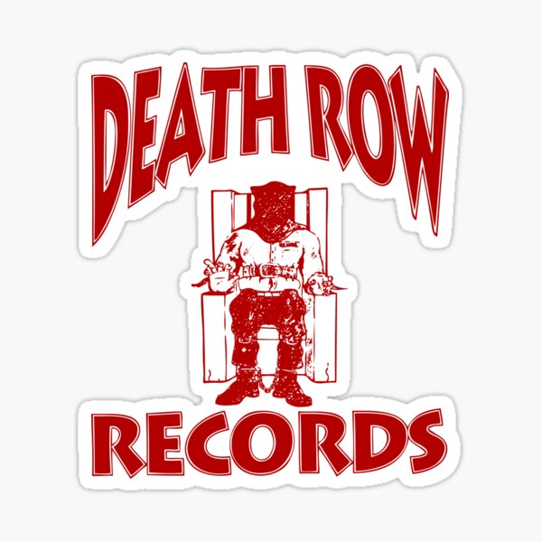 DEATHROWred Sticker